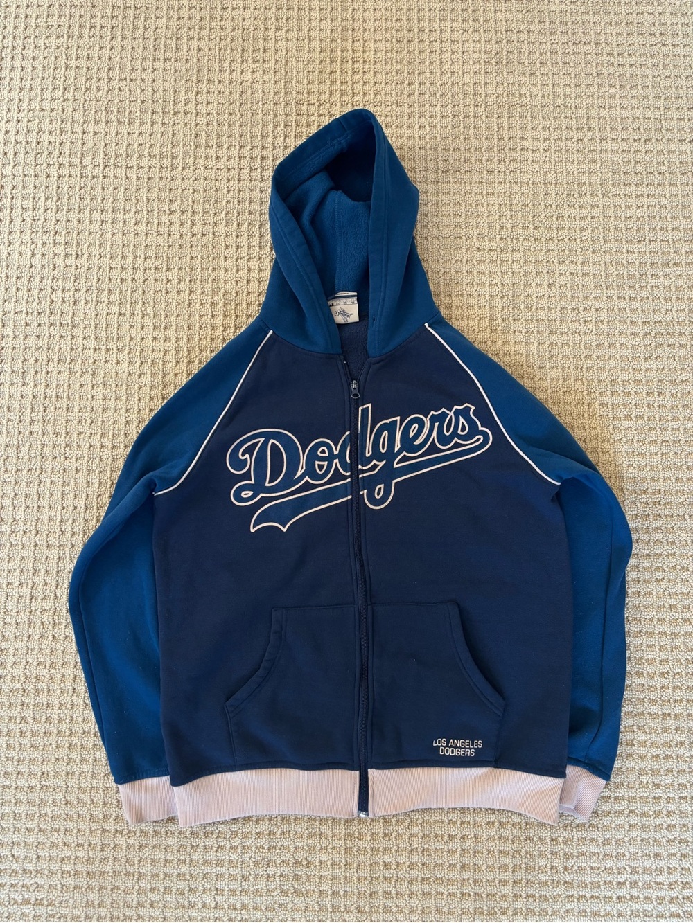 Los Angeles Dodgers Navy Full-Zip Hoodie